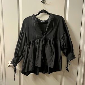 Zara Puff Sleeve Top